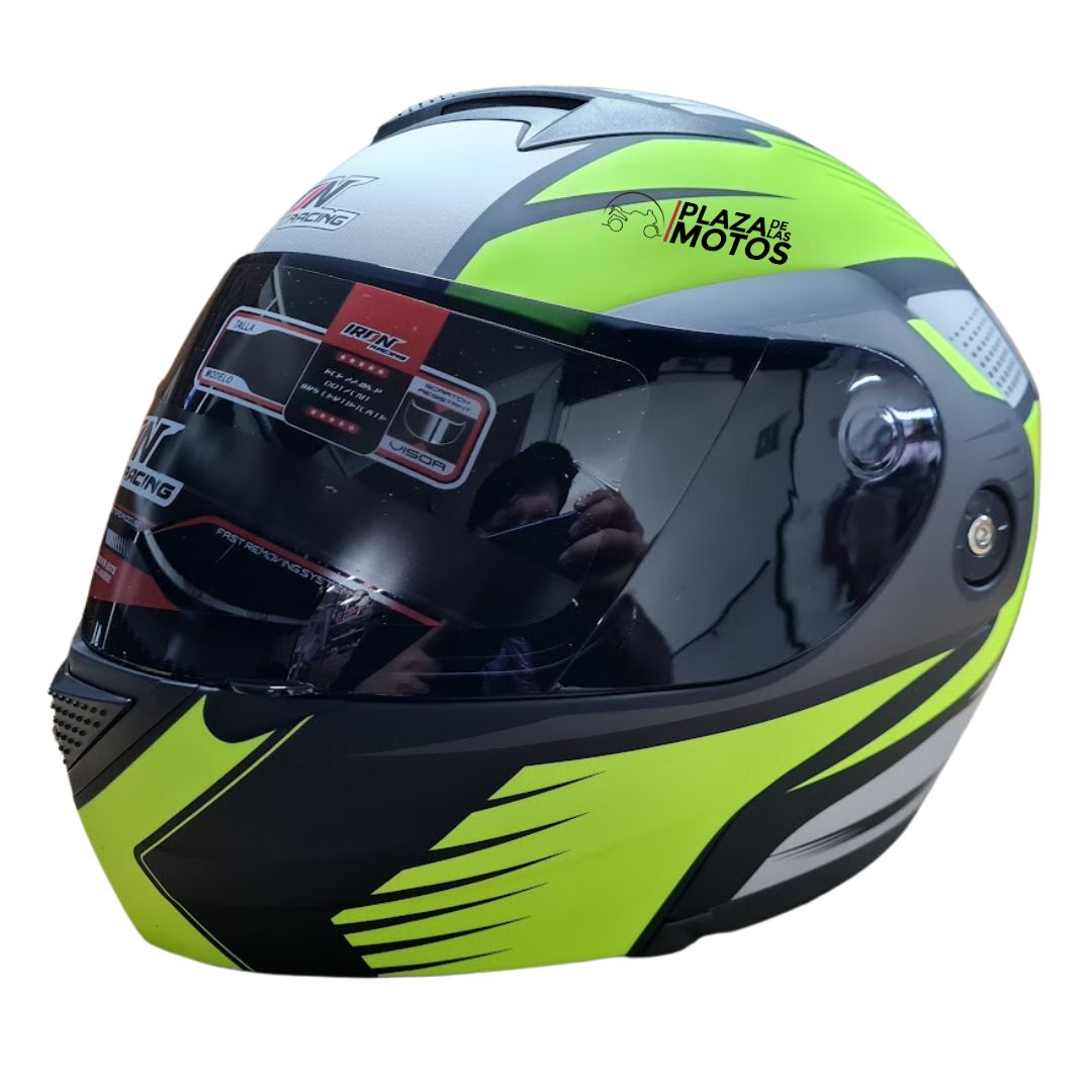 Casco abatible iron discount racing